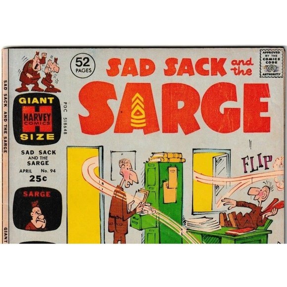 Sad Sack & The Sarge Giant Size Harvey Comics #94 | April Comic Book - Picture 3 of 8